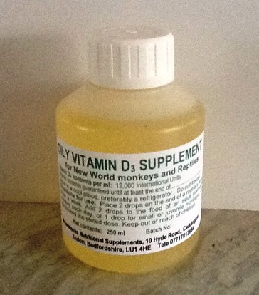 250 ml Bottle Oily Vitamin D3 Supplement.